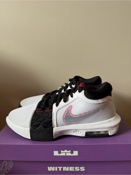 Nike Lebron Witness 8  Nike Lebron Witness 8 White University Red FB2239-103 Men’s Size 12.5